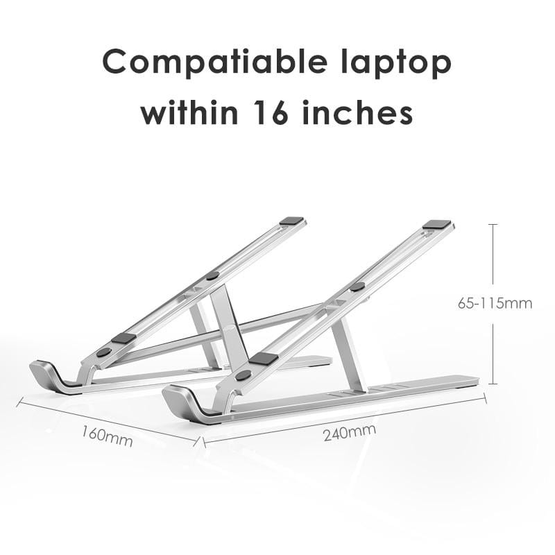 X Style Adjustable Aluminum Laptop Riser