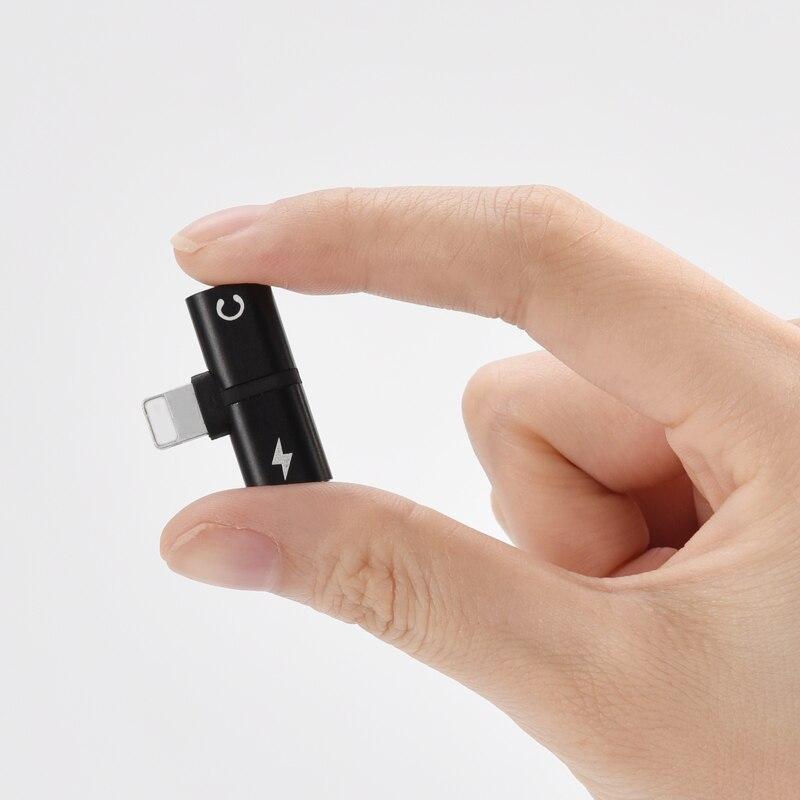 2-in-1 Dual-Port Headphone Charger Adapter